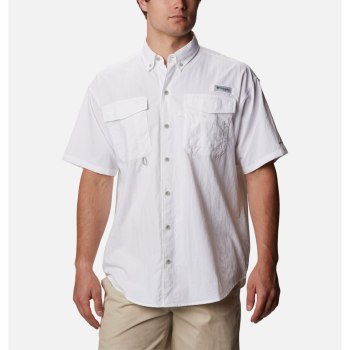 Columbia Muške Košulje - Distant Water Short Sleeve Bijele | RFOP-98146